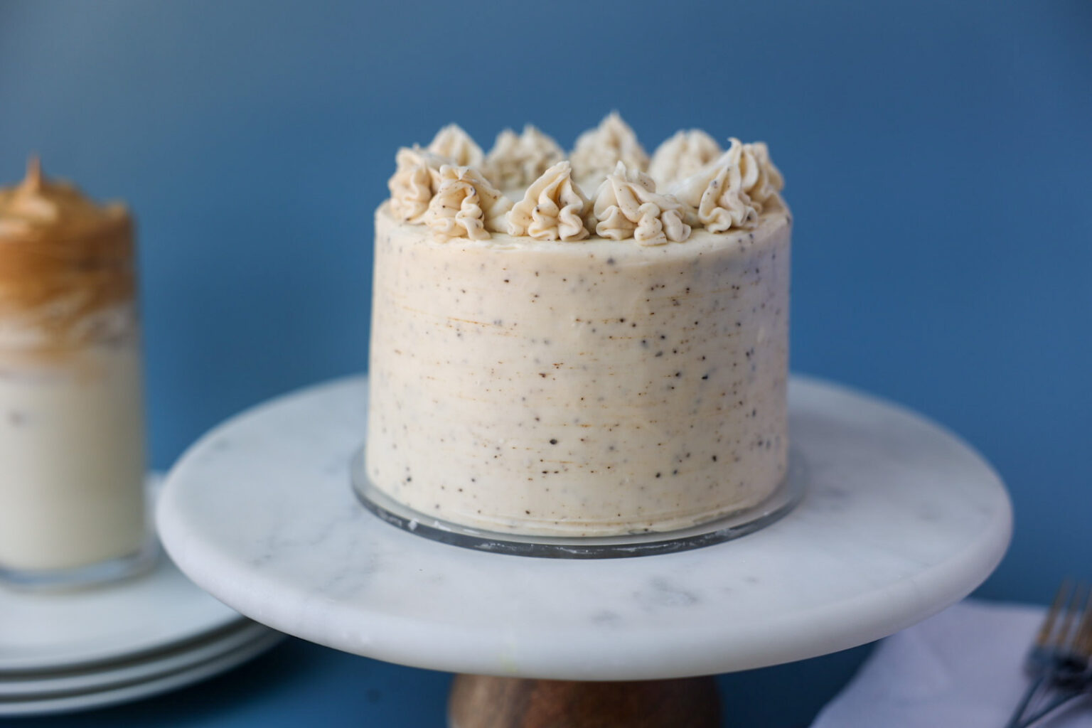 Dalgona Cake with Coffee Cream Cheese Frosting My Blog